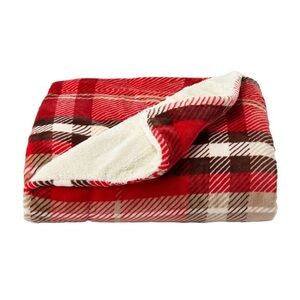 Target Red and Black Plaid Throw Blanket